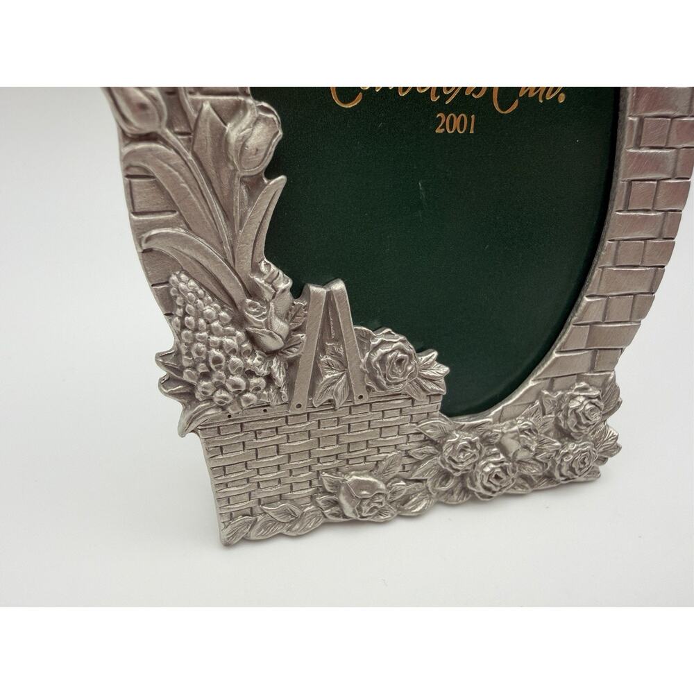 Longaberger Collectors Club 2001 Pewter Picture Frame Renewal Gift Vintage - Picture 2 of 5